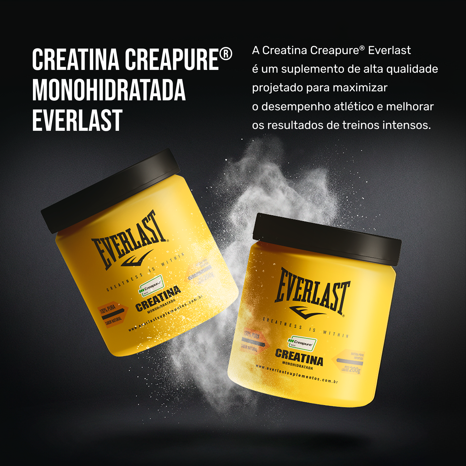 Creatina Creapure® 200g Everlast