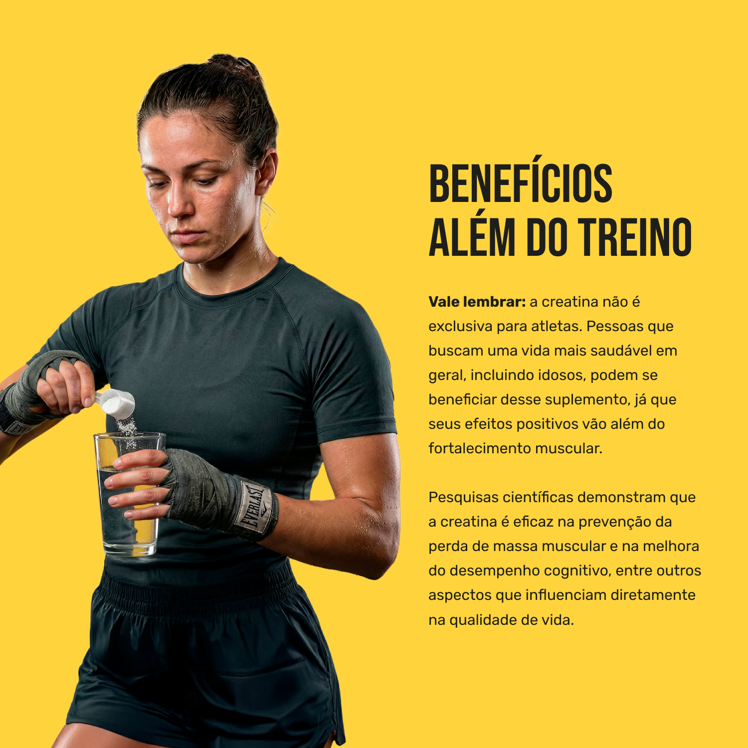 Creatina Monohidratada 100% Pura 200g - Everlast