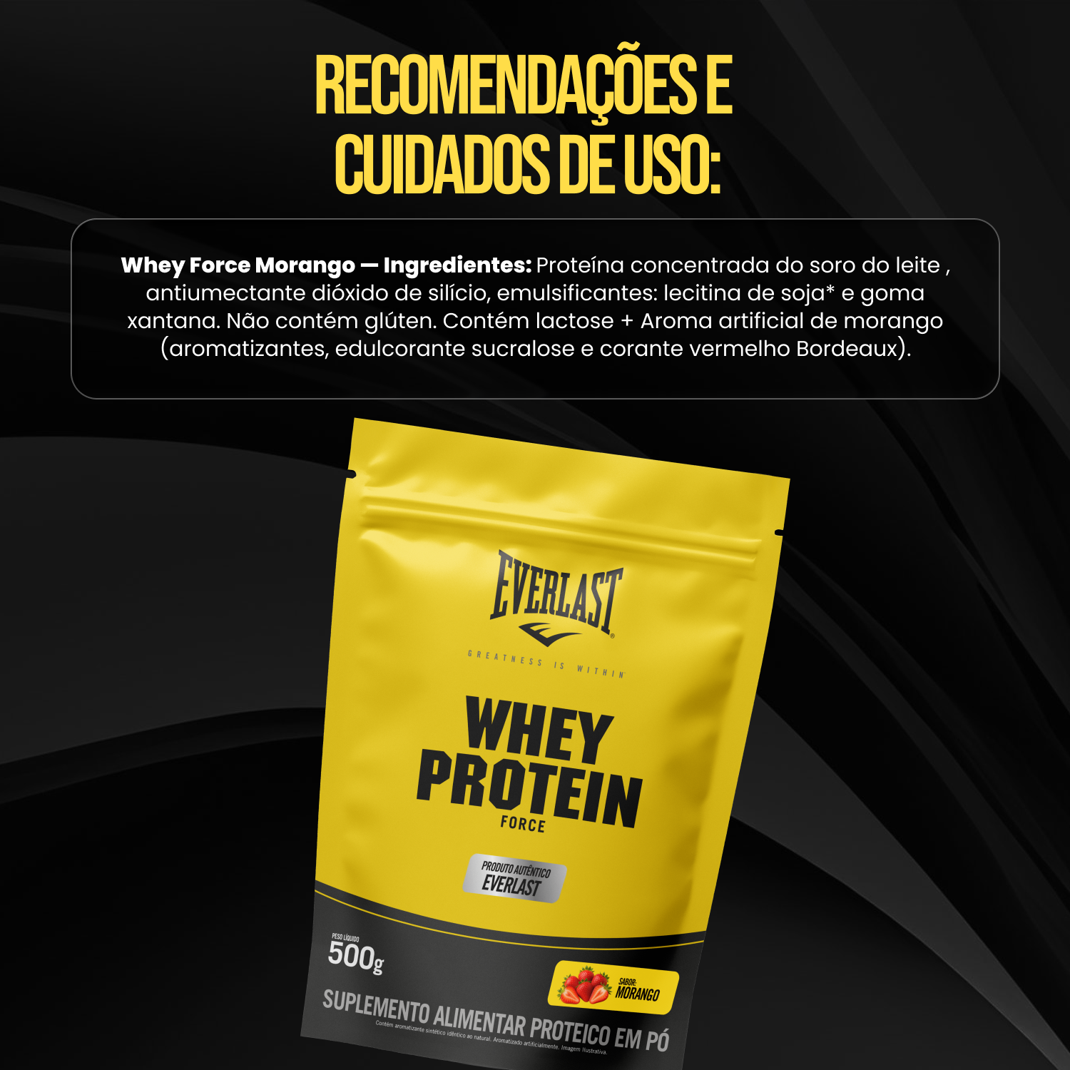Whey Protein Force Everlast 500g
