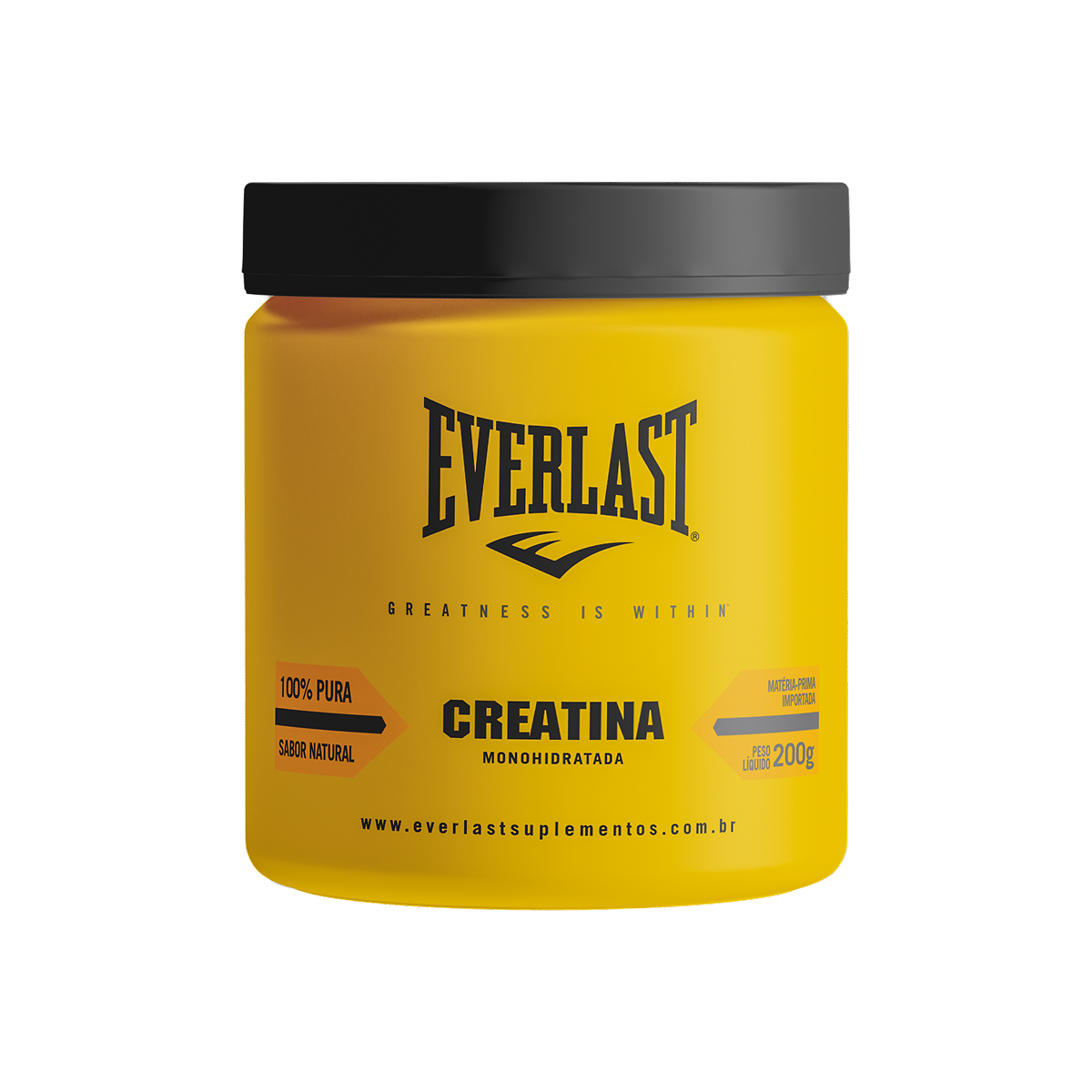 Creatina Monohidratada 100% Pura 200g - Everlast