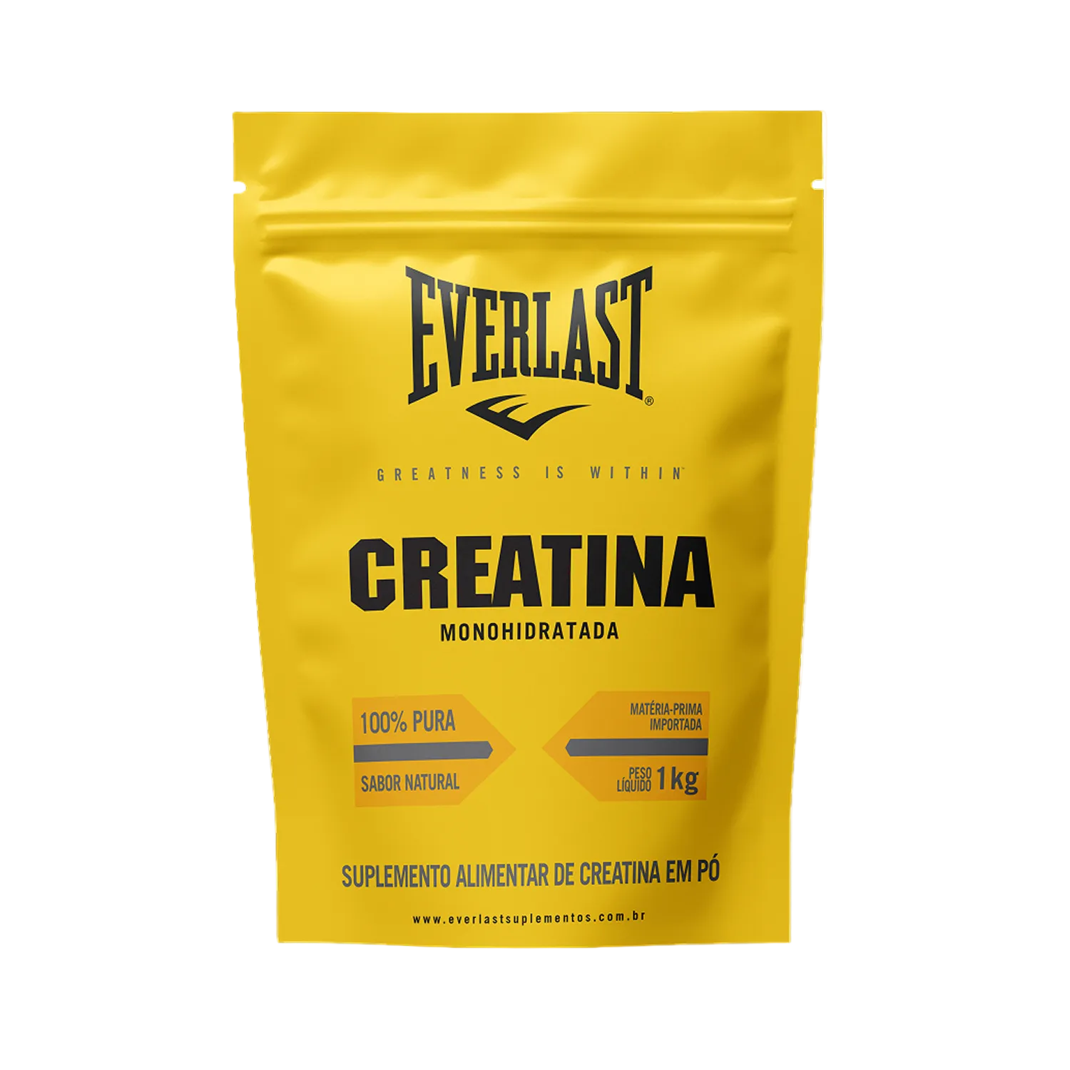 Creatina Monohidratada 100% Pura 1kg Everlast