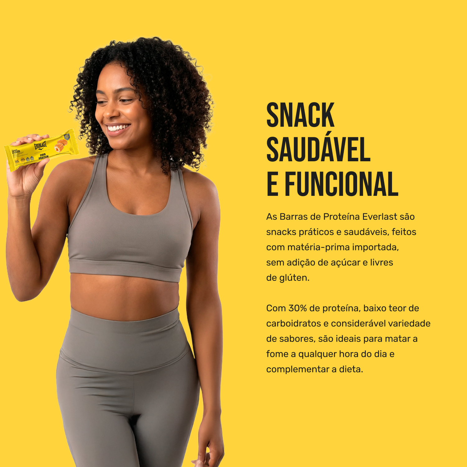 Caixa Barra de Proteína 50g Sabor Churros 8Un - Everlast
