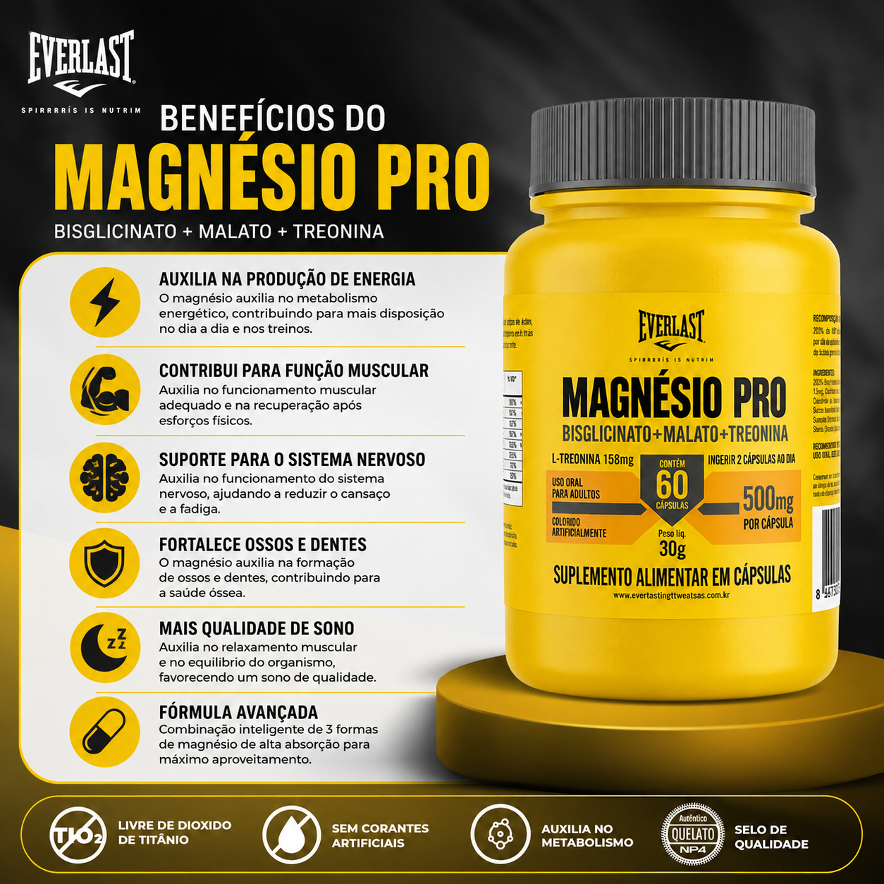 Kit NAC Pro + Magnésio Pro + Vitamin B Pro