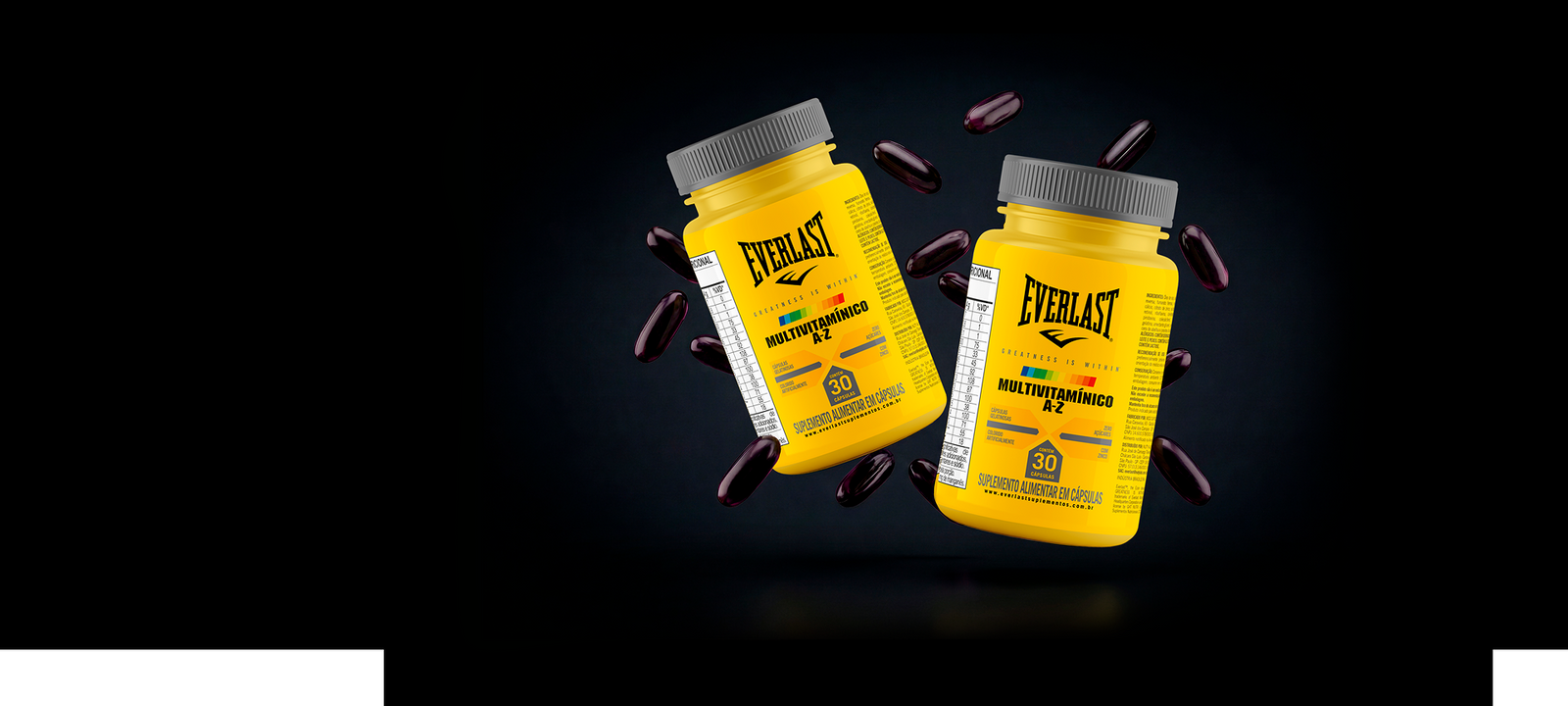 Multivitamínico A-Z 100% IDR 30 Cápsulas Everlast