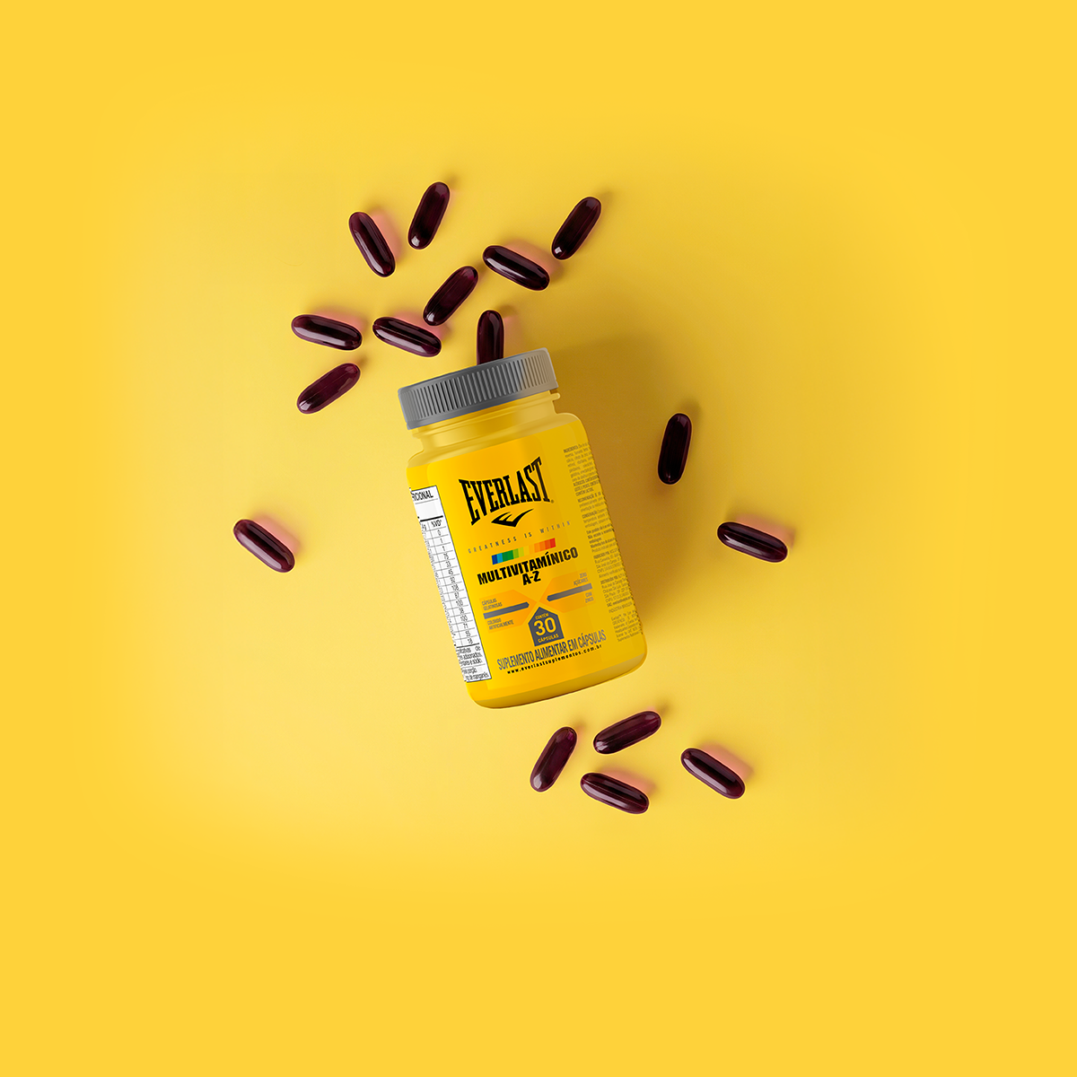 Multivitamínico A-Z 100% IDR 30 Cápsulas Everlast