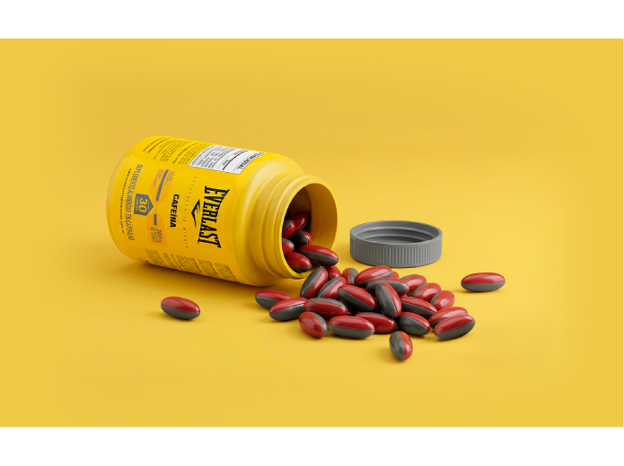 Cafeína 210mg em Cápsulas 30 Unidades - Everlast