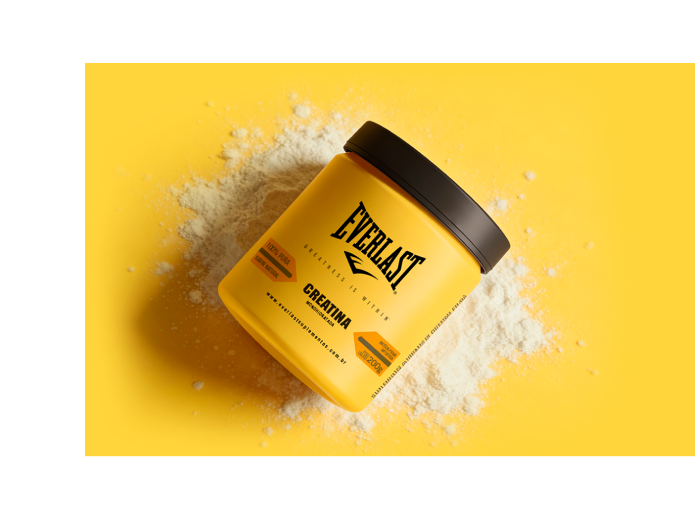 Creatina Monohidratada  100% Pura 200g - Everlast
