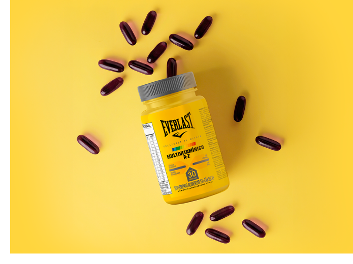 Multivitamínico A-Z 100% IDR 30 Cápsulas Everlast