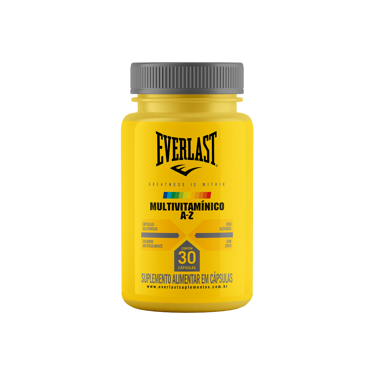 Multivitamínico A-Z 100% IDR 30 Cápsulas Everlast